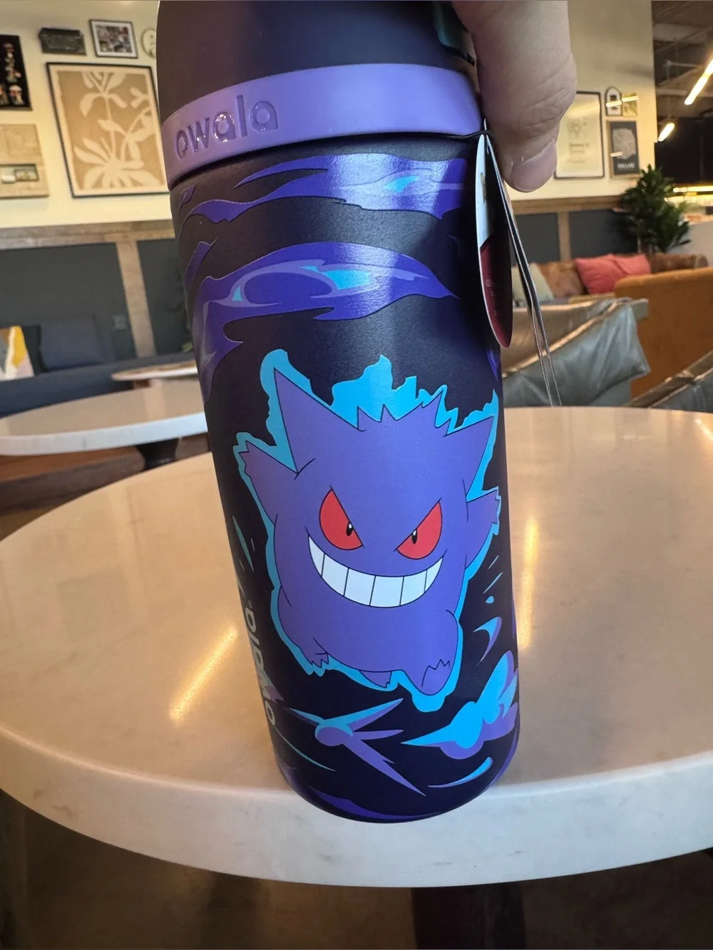 POKÉMON x OWALA FreeSip 16 oz Gengar in the Shadows Stainless Steel Water Bottle